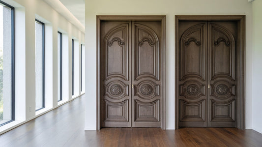 Traditional oak door