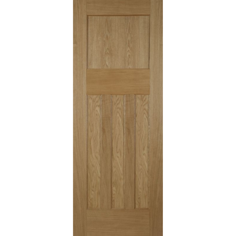 1930 4 Oak Panel Fire Door