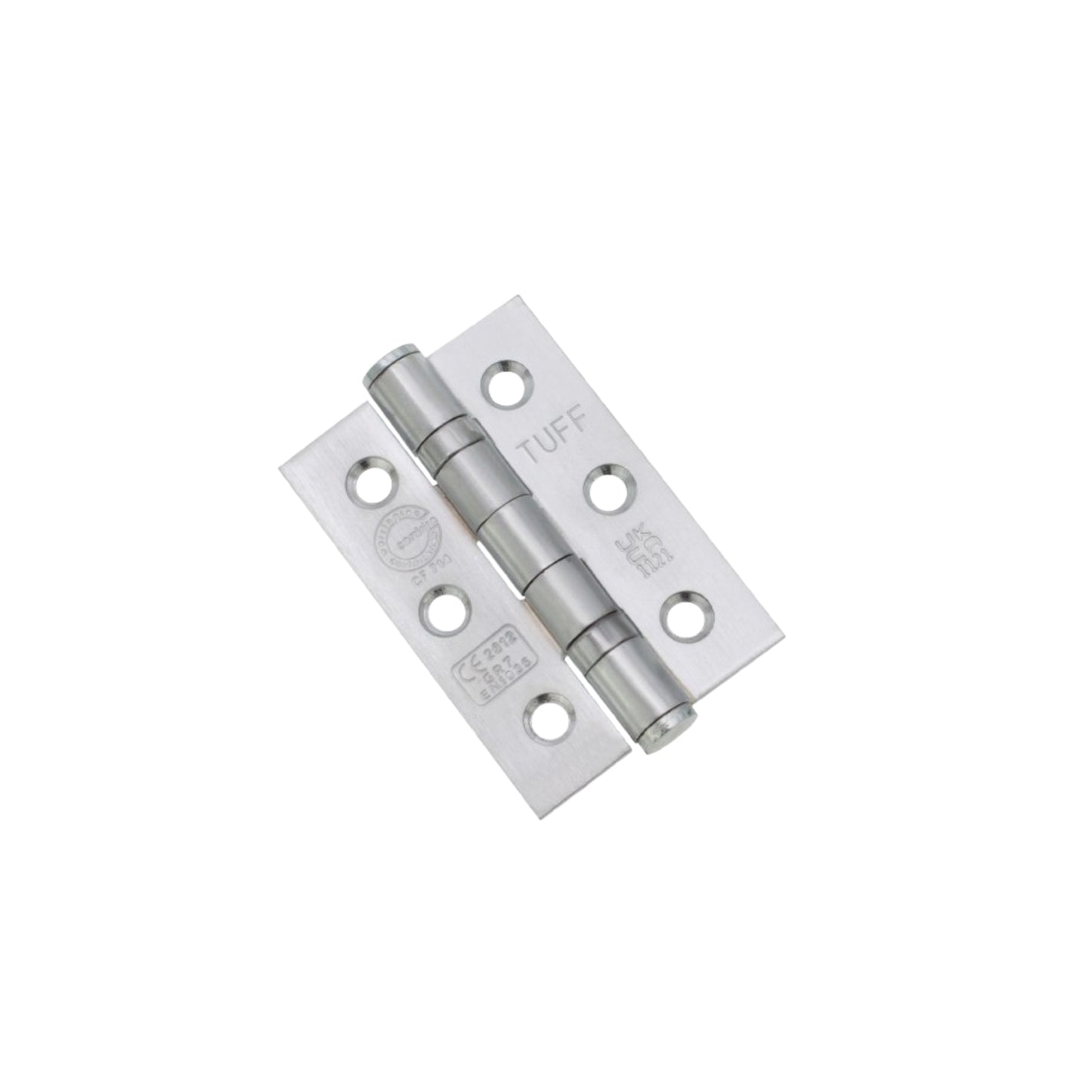 CE7 Mild Steel BB Butt Hinge - Satin Chrome