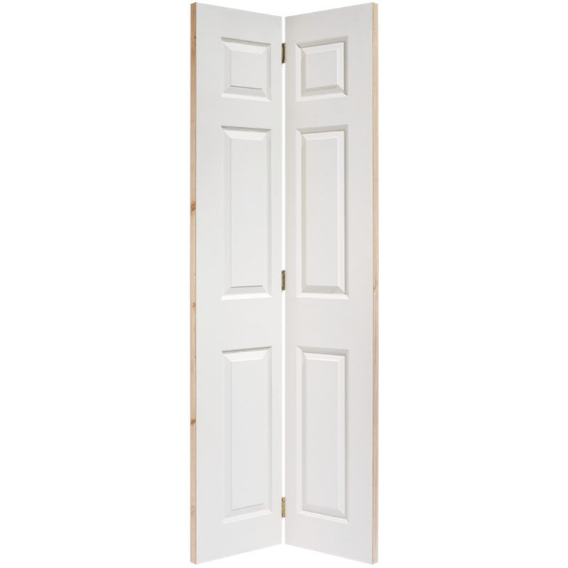 6P Bi-Fold Primed White