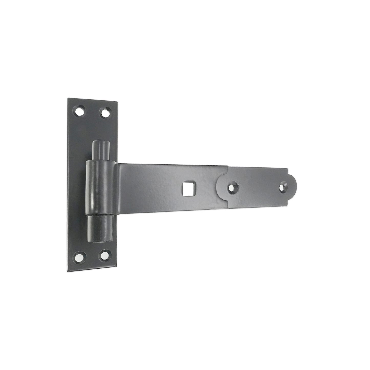 Hook and Band Hinge - Straight 8" - 200mm Black