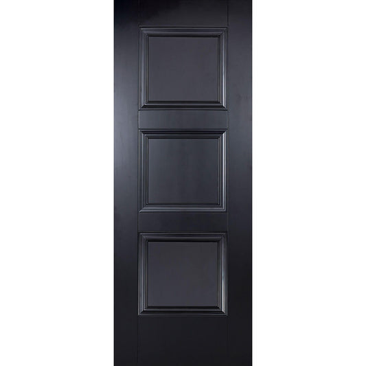 Amsterdam Primed Plus Black Fire Door