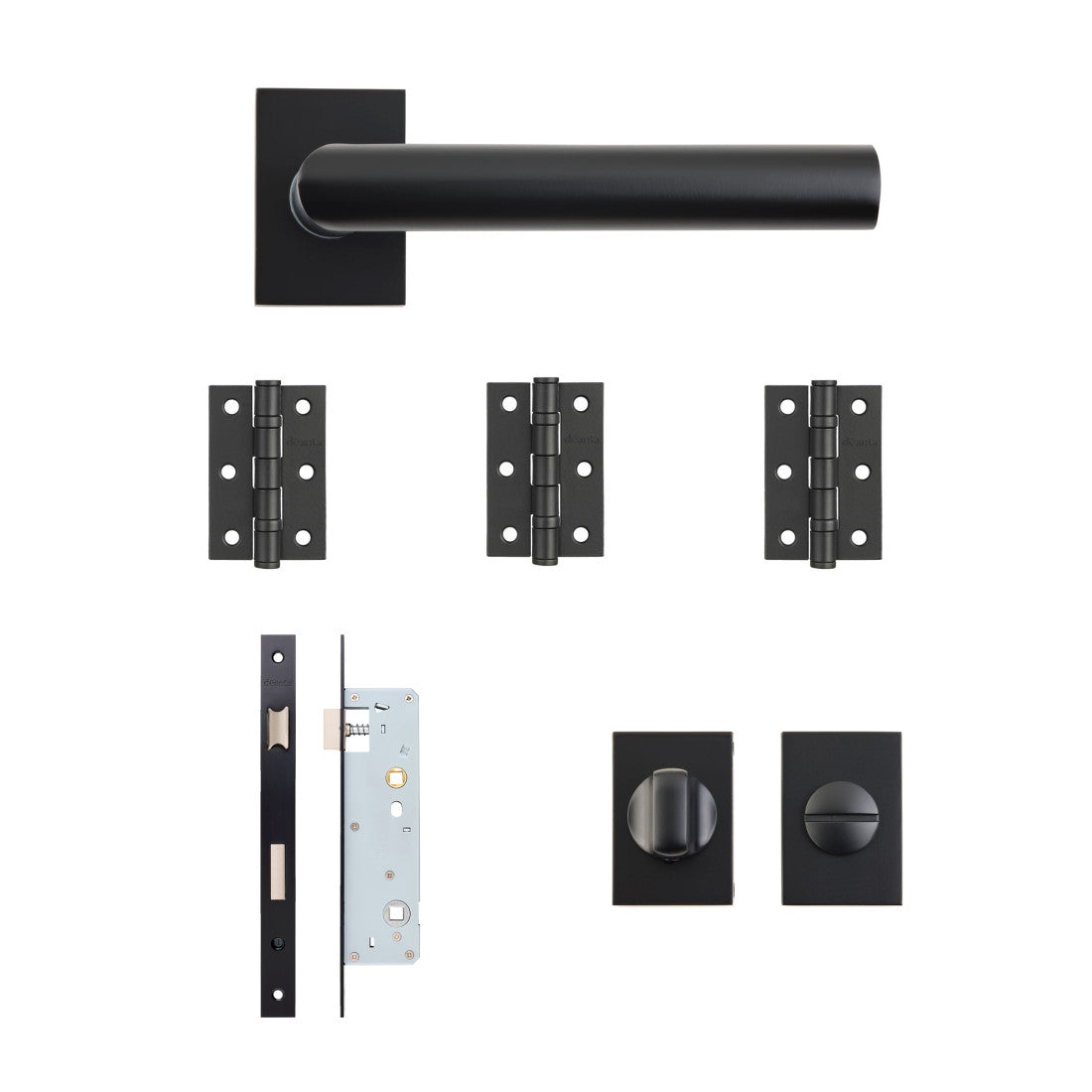 Ares Urban Bathroom Kit Matt Black Finish