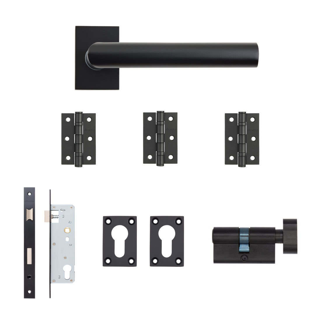 Ares Urban Sashlock Kit Matt Black Finish