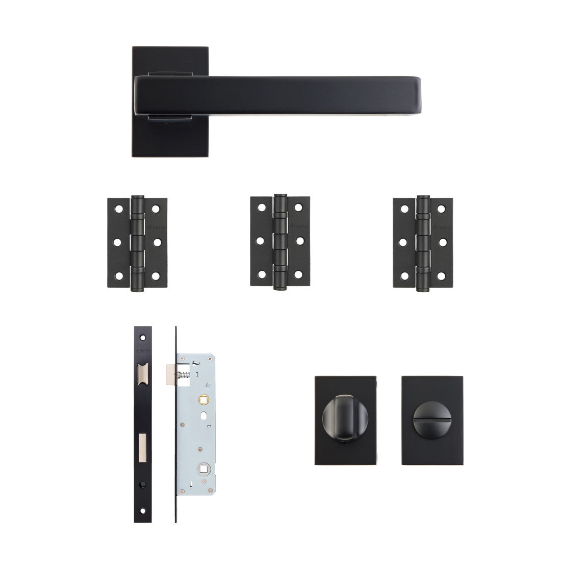 Argo Urban Bathroom Kit Matt Black Finish