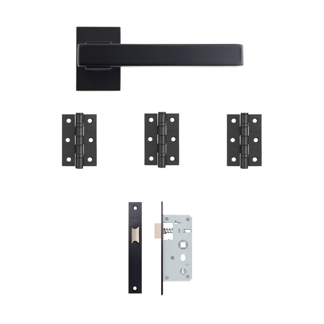 Argo Urban Latch Kit Matt Black Finish