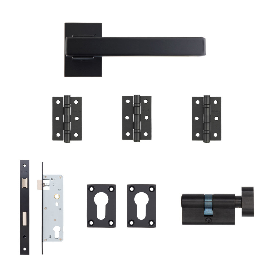 Argo Urban Sashlock Kit Matt Black Finish