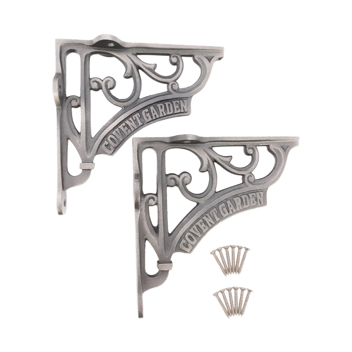 Covent Garden Shelf Bracket Pewter (Sold in Pairs)