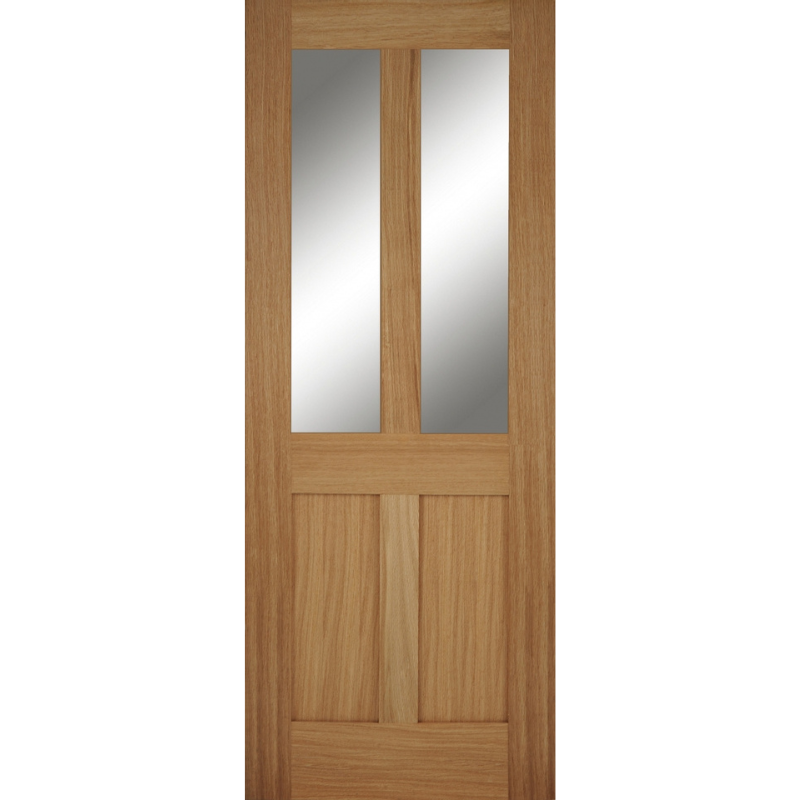 Bristol 2 Panel 2 Light Glazed Fire Door