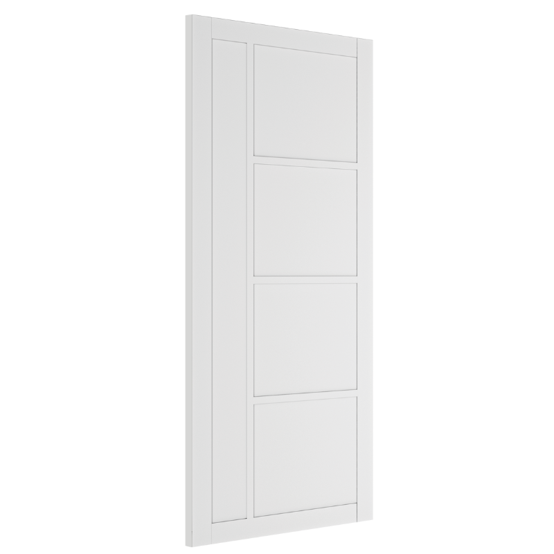 BrixtonWhitePrimedUrbanDoor3D