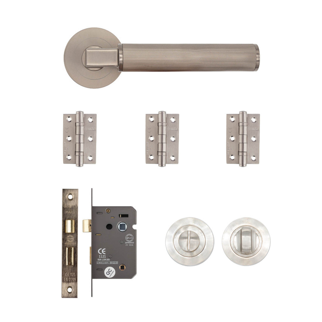 Delphi Bathroom Kit Satin Nickel 2