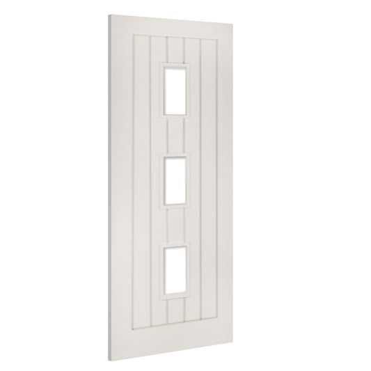 Ely White Primed Glazed 3 Lite