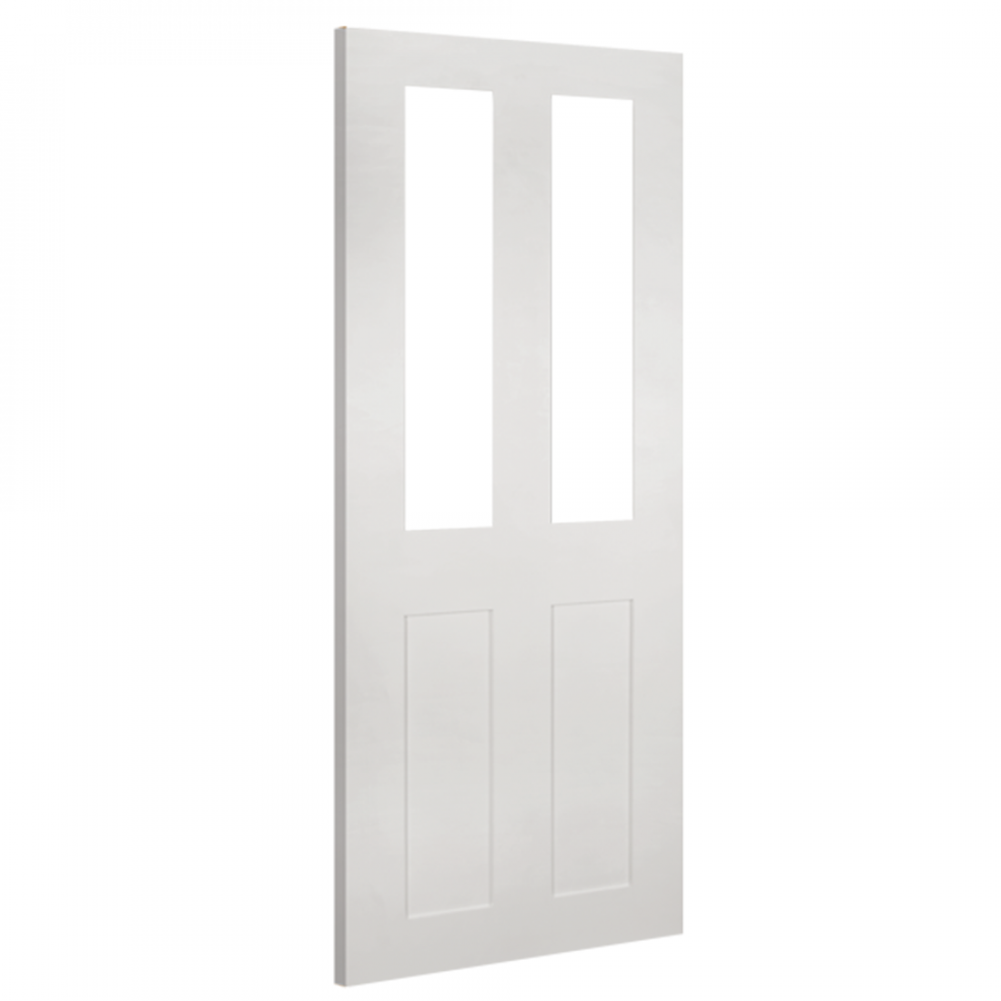 Eton White Primed Glazed Internal Door 3D