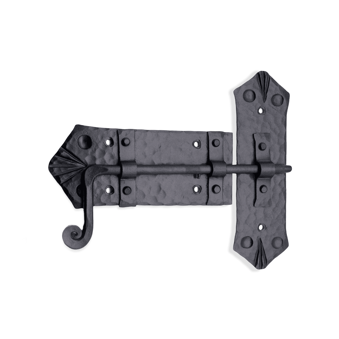 Victorian Cabinet Lock Matt Black
