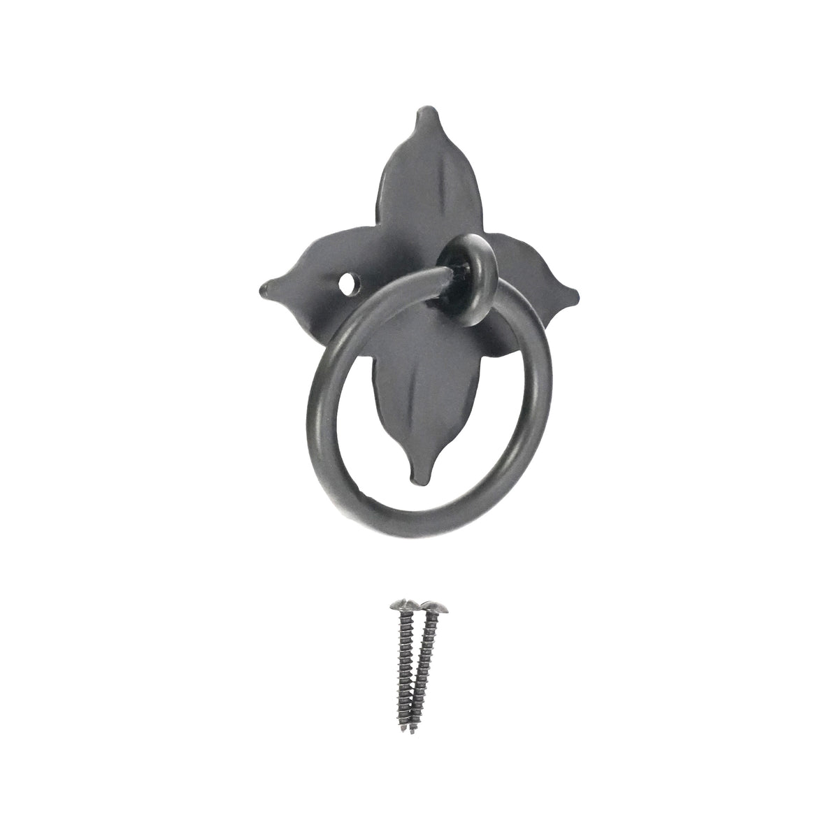 Floret Ring Drop Pull Matt Black