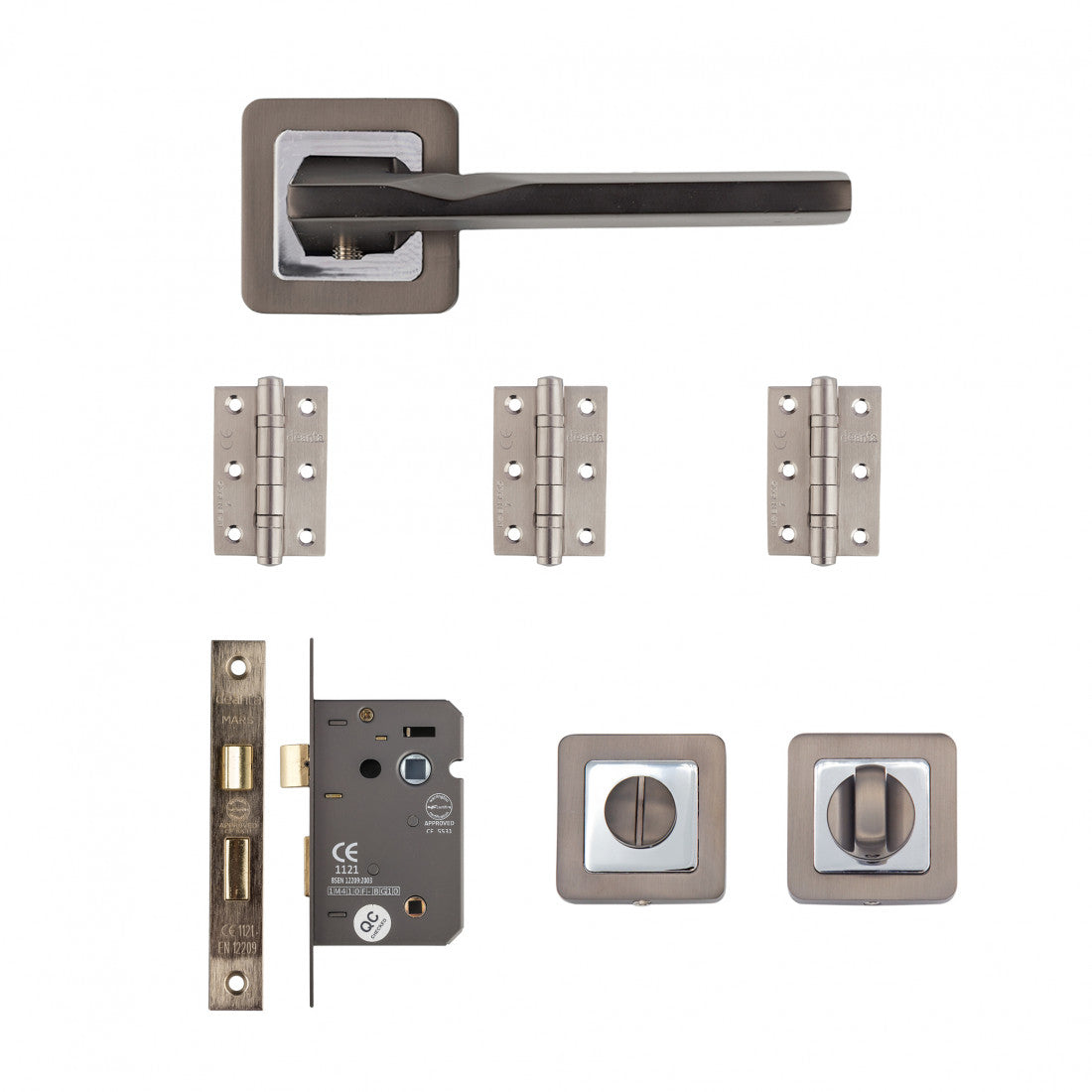 Hadrian Bathroom Kit Matt Satin Black Finish 2