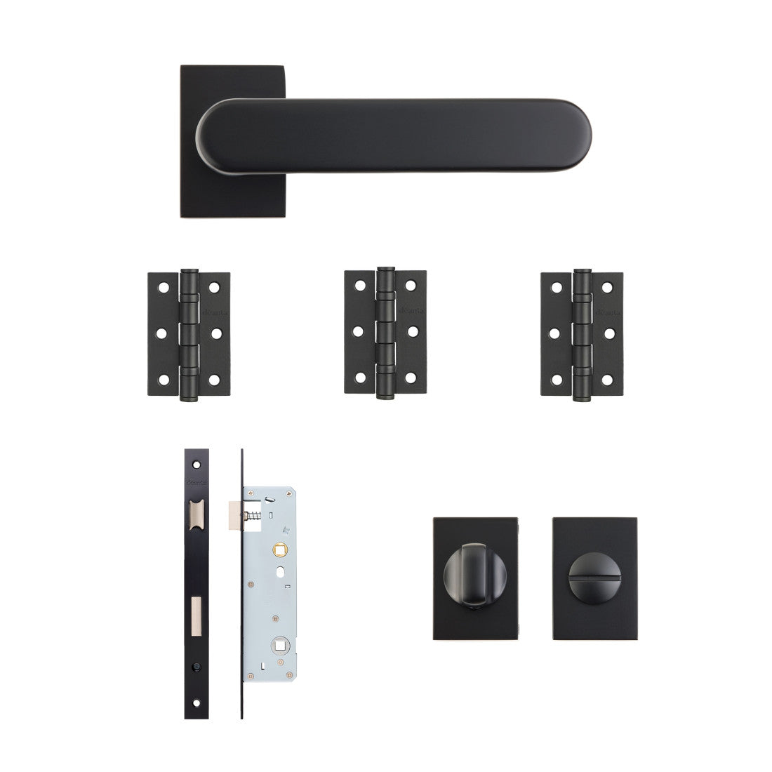 Juno Urban Bathroom Kit Matt Black Finish