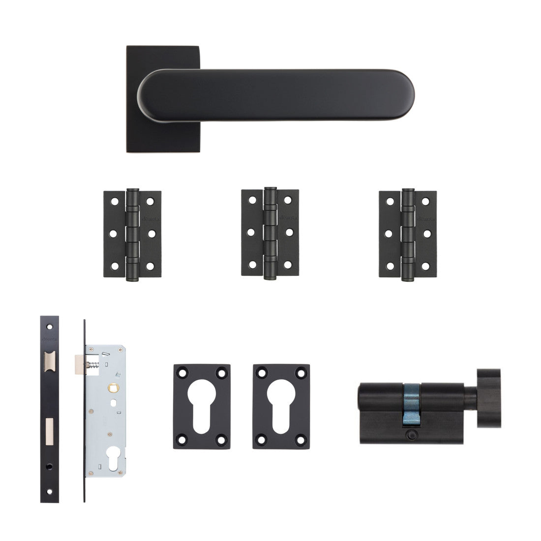 Juno Urban Sashlock Kit Matt Black Finish