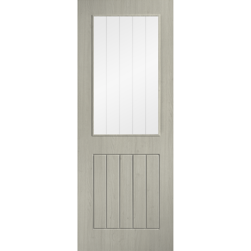 Laminate Cottage Glazed Pre-finished Light Grey Laminate