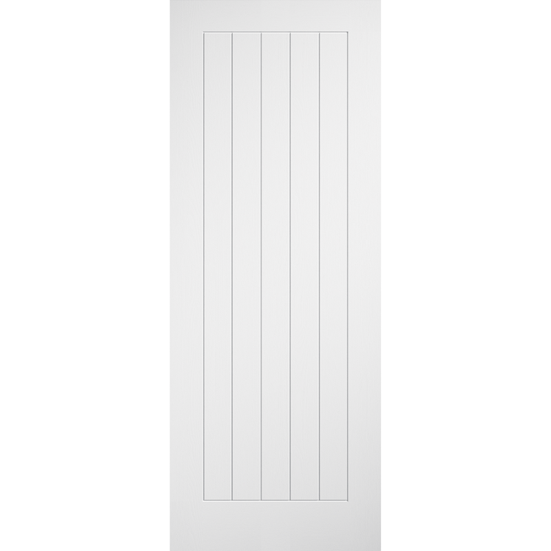 Laminate Cottage Pre-finished White Laminate Fire Door