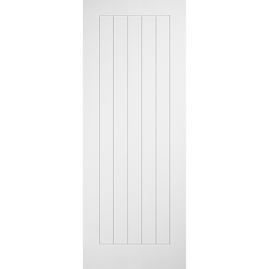 Laminate Cottage Pre-finished White Laminate Fire Door