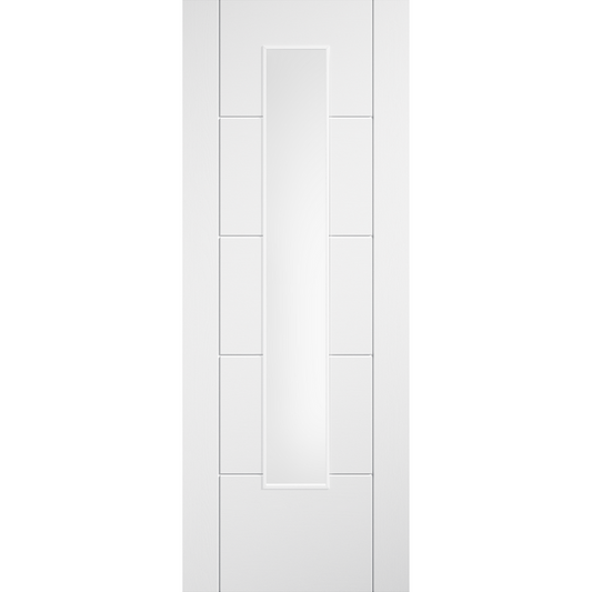 Laminate Ladder Glazed Pre-finished White Laminate