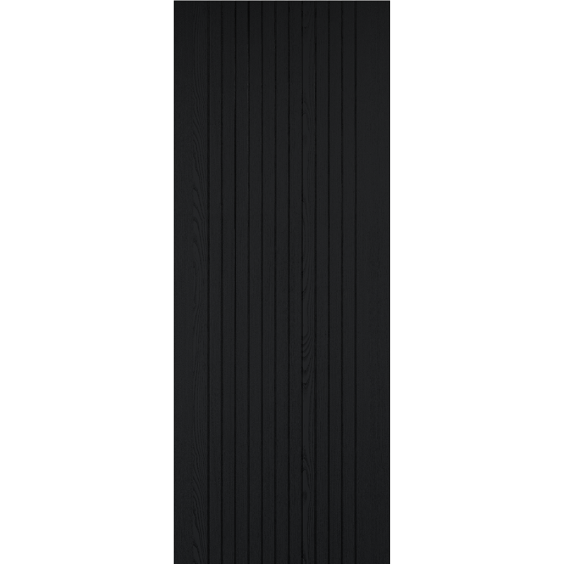 Laminate Sydney Pre-finished Black Laminate Fire Door