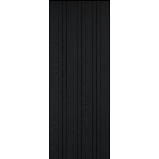 Laminate Sydney Pre-finished Black Laminate Fire Door