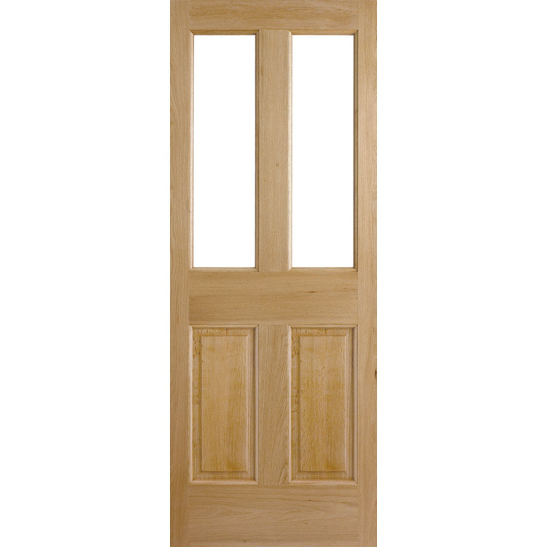 Malton 2L External Unfinished Oak External Door
