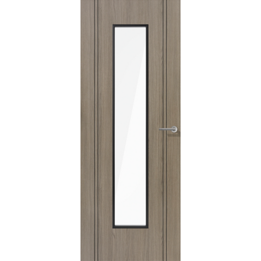 Monaco Laminate Glazed Pre-finished Light Grey Laminate