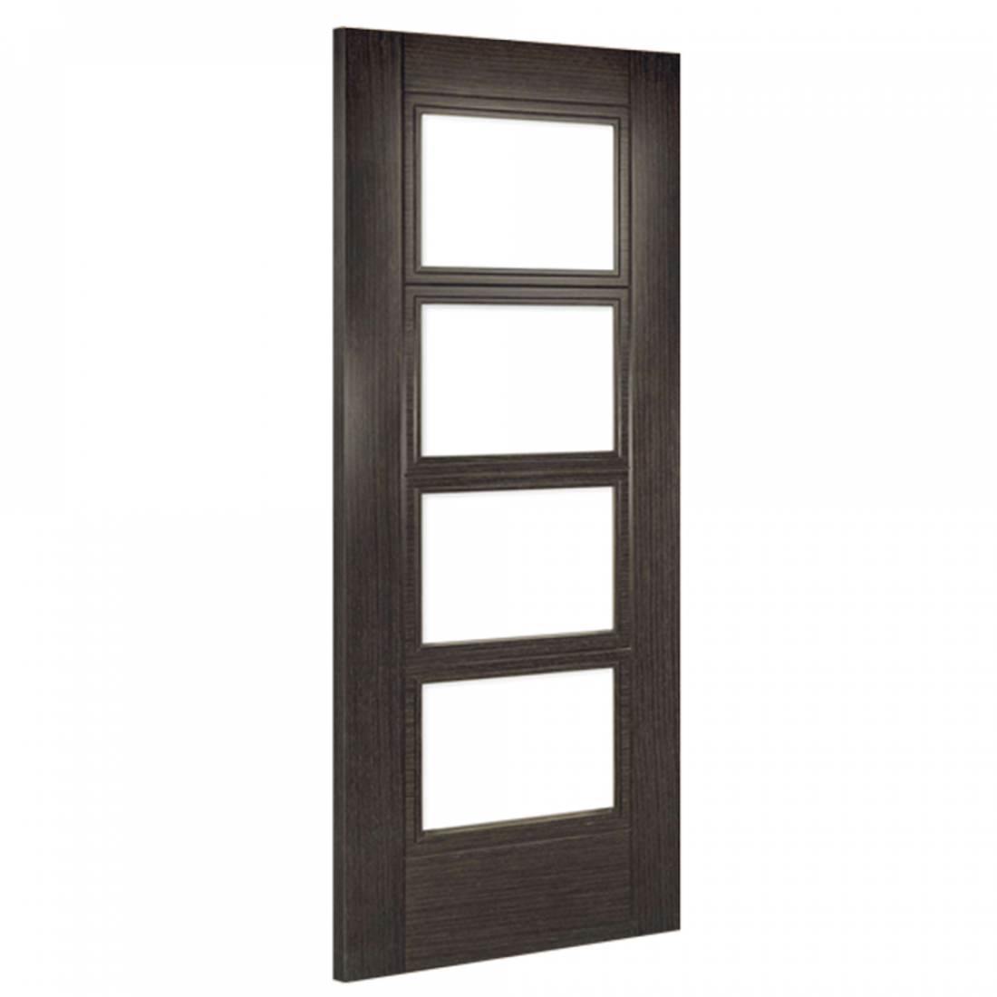 Montreal Dark Grey Ash Glazed FSC Internal Door 3d