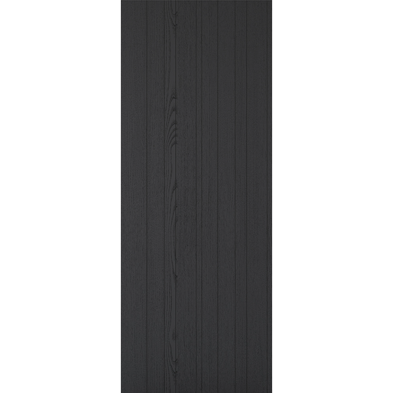 Montreal Pre-finished Black Laminate Fire Door
