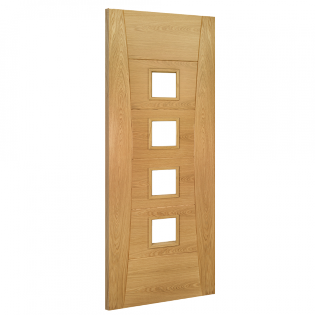 Pamplona Prefinished Oak Glazed internal door deanta