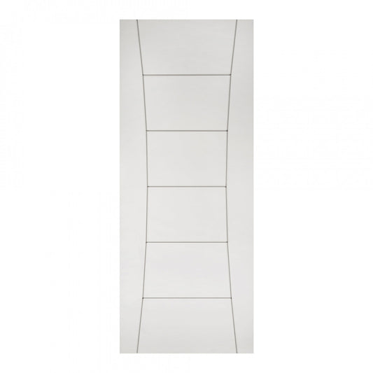 Pamplona White Primed Internal door Lite