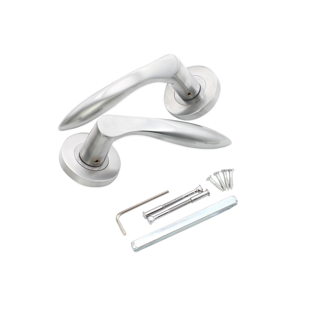 Pearle Lever Door Handle Satin Chrome