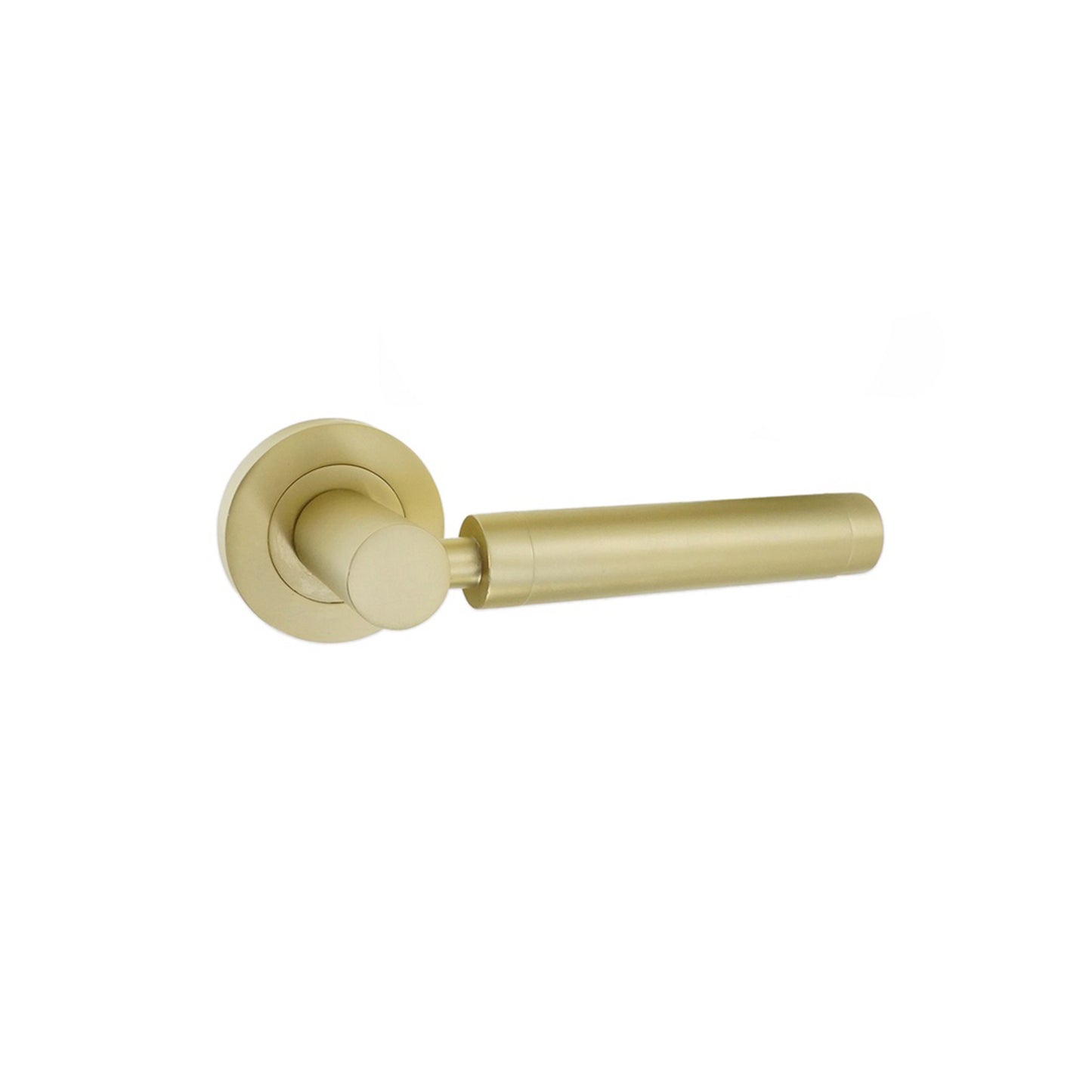 Zest Lever Door Handle Satin Brass