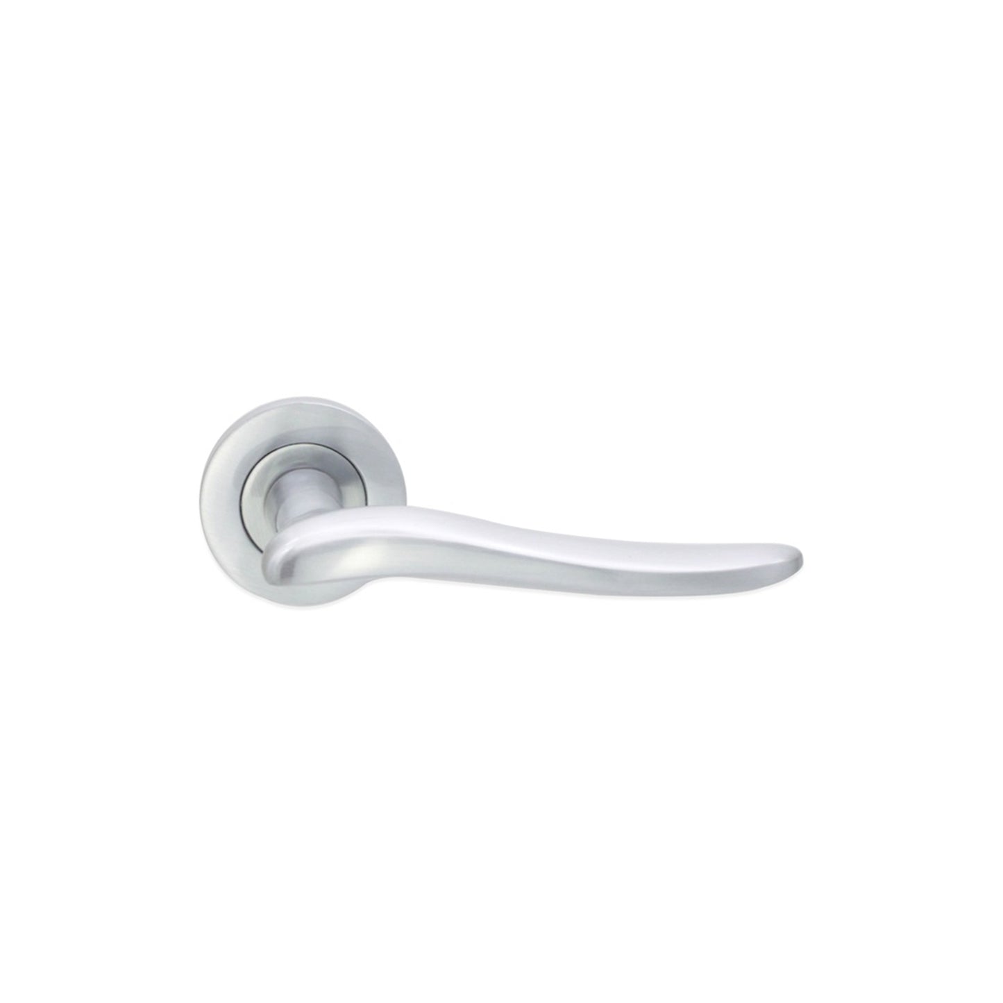 Senza Lever Door Handle Satin Chrome