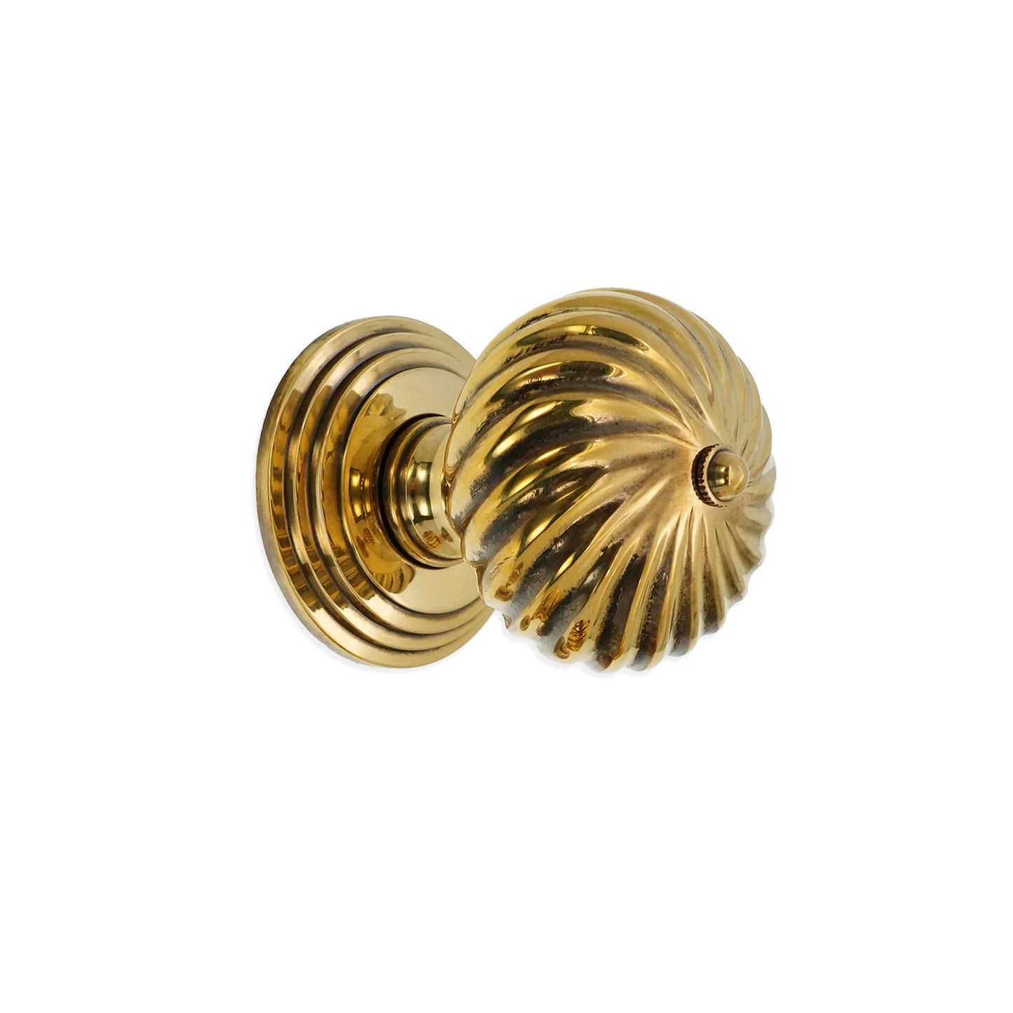 Burcot Mortice Door Knob Aged Brass