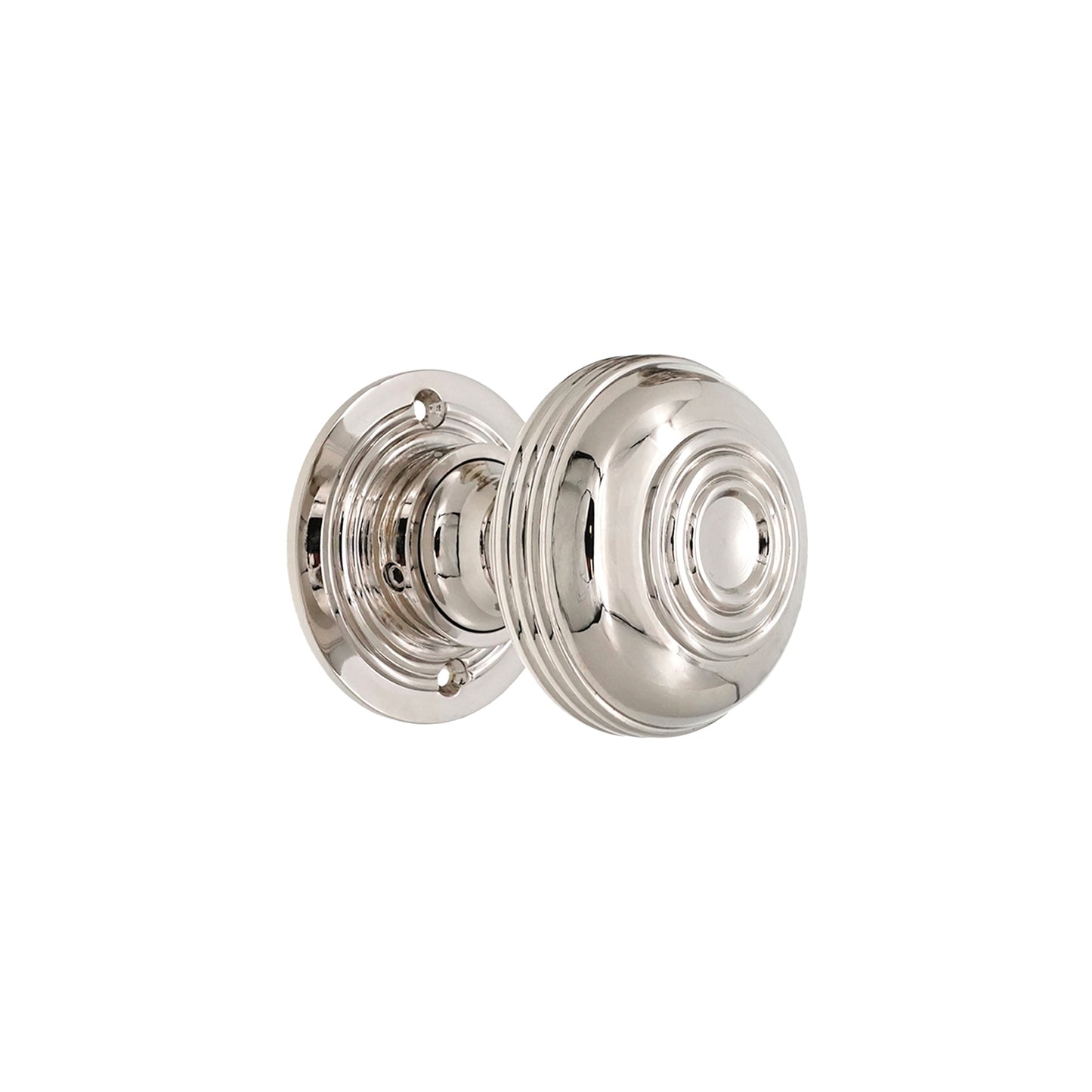 Bloxwich Large 60mm Rim/Mortice Door Knob Polished Nickel