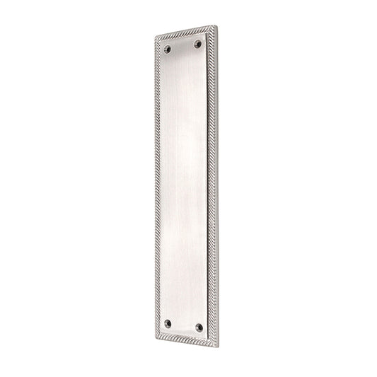 Georgian Finger Plate 300mm Polished Chrome