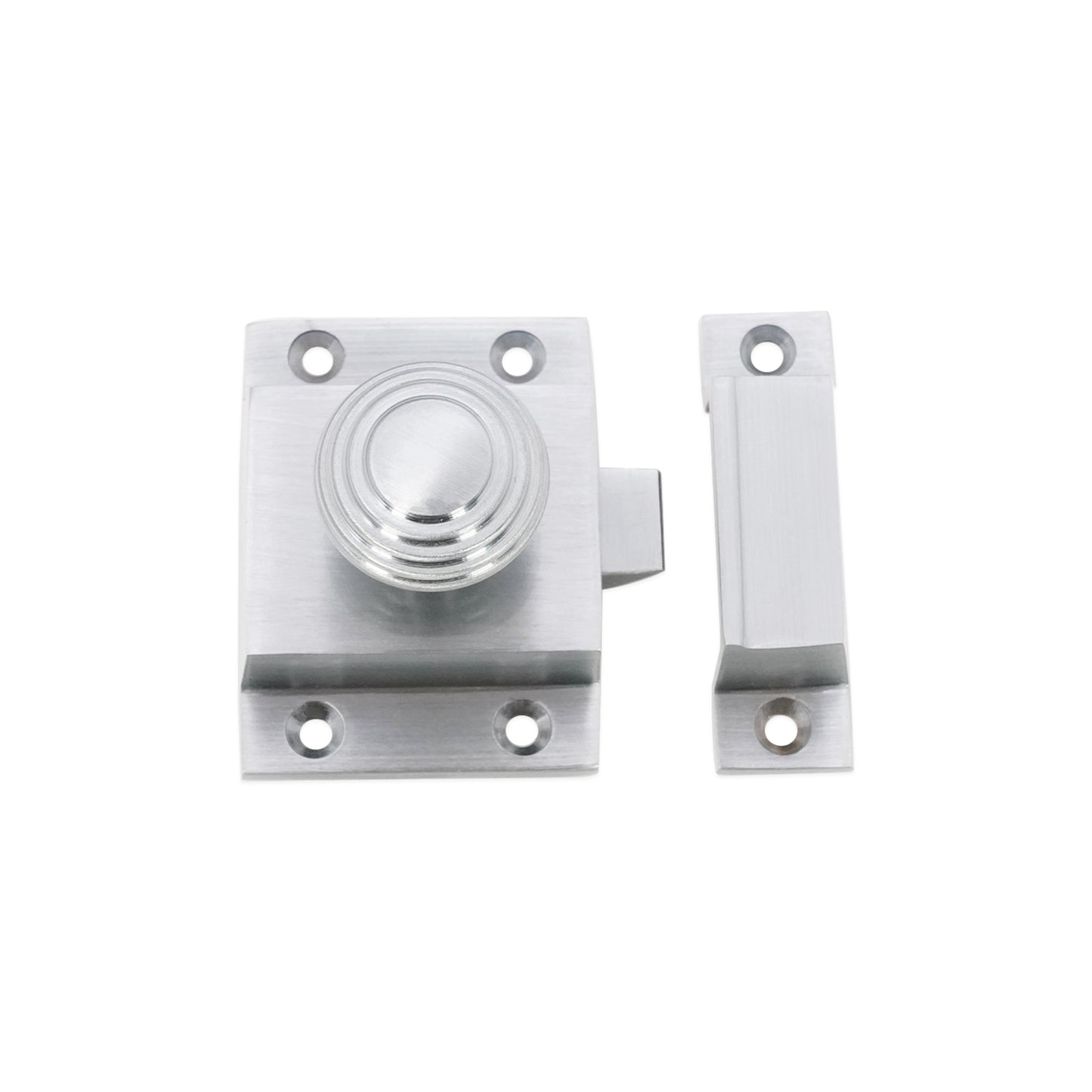 Beehive Cupboard Catch Satin Chrome