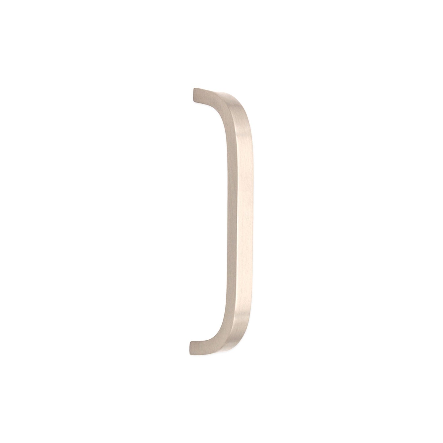 Curve Bar Cabinet Handle Satin Silver Medium