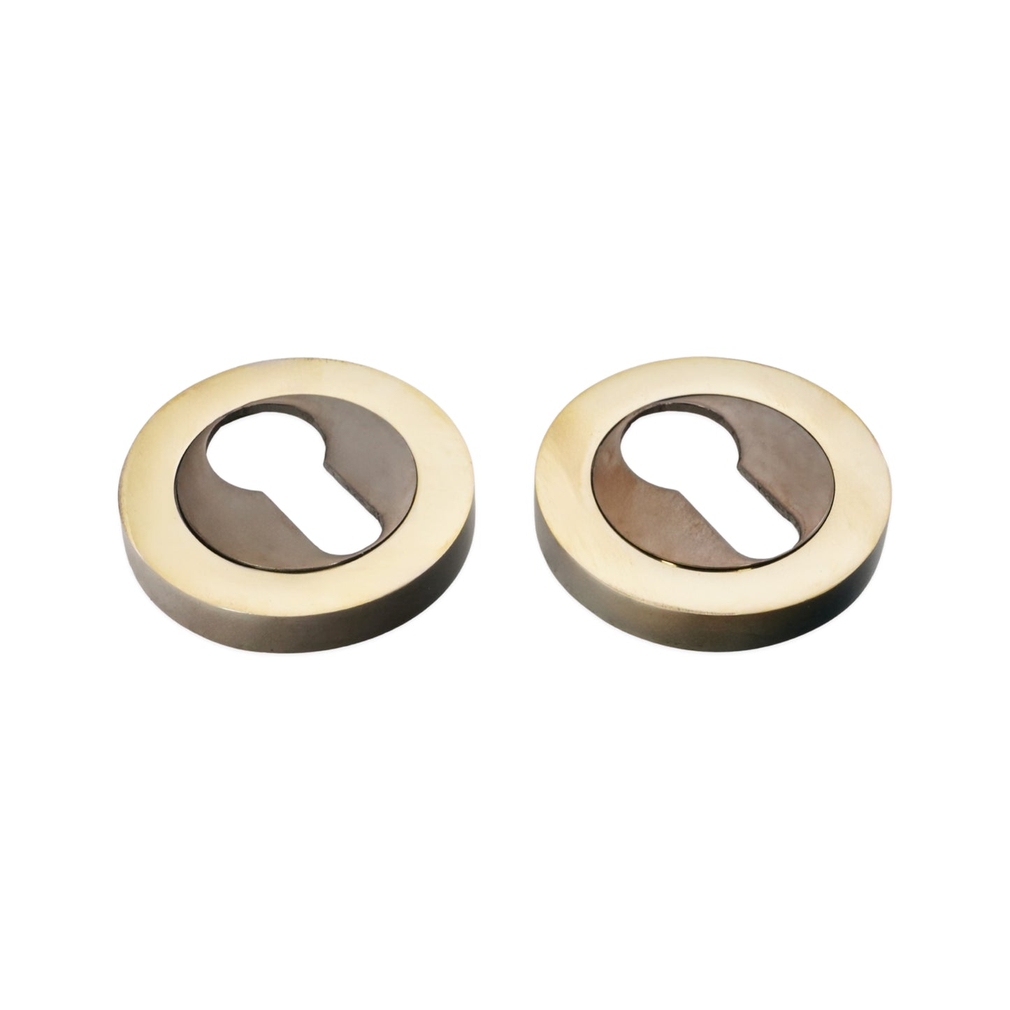Euro Profile Escutcheon Aged Brass