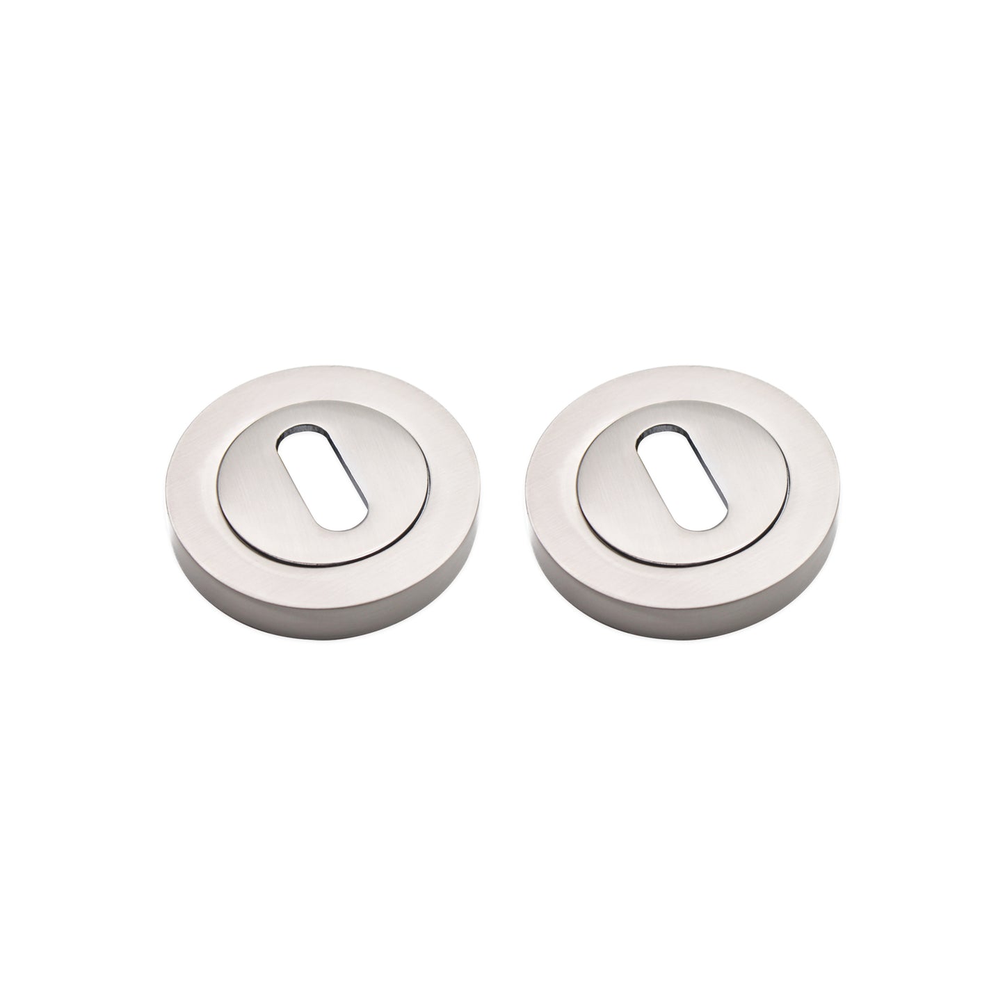 Oval Standard Escutcheon Satin Nickel