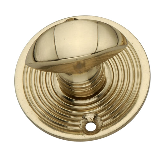 Beehive Turn & Release Polished Brass