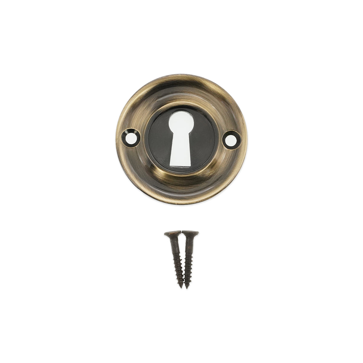 Slimline Standard Escutcheon Antique Brass