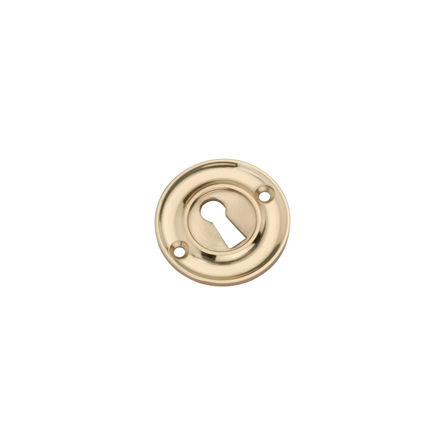 Slimline Standard Escutcheon Polished Brass