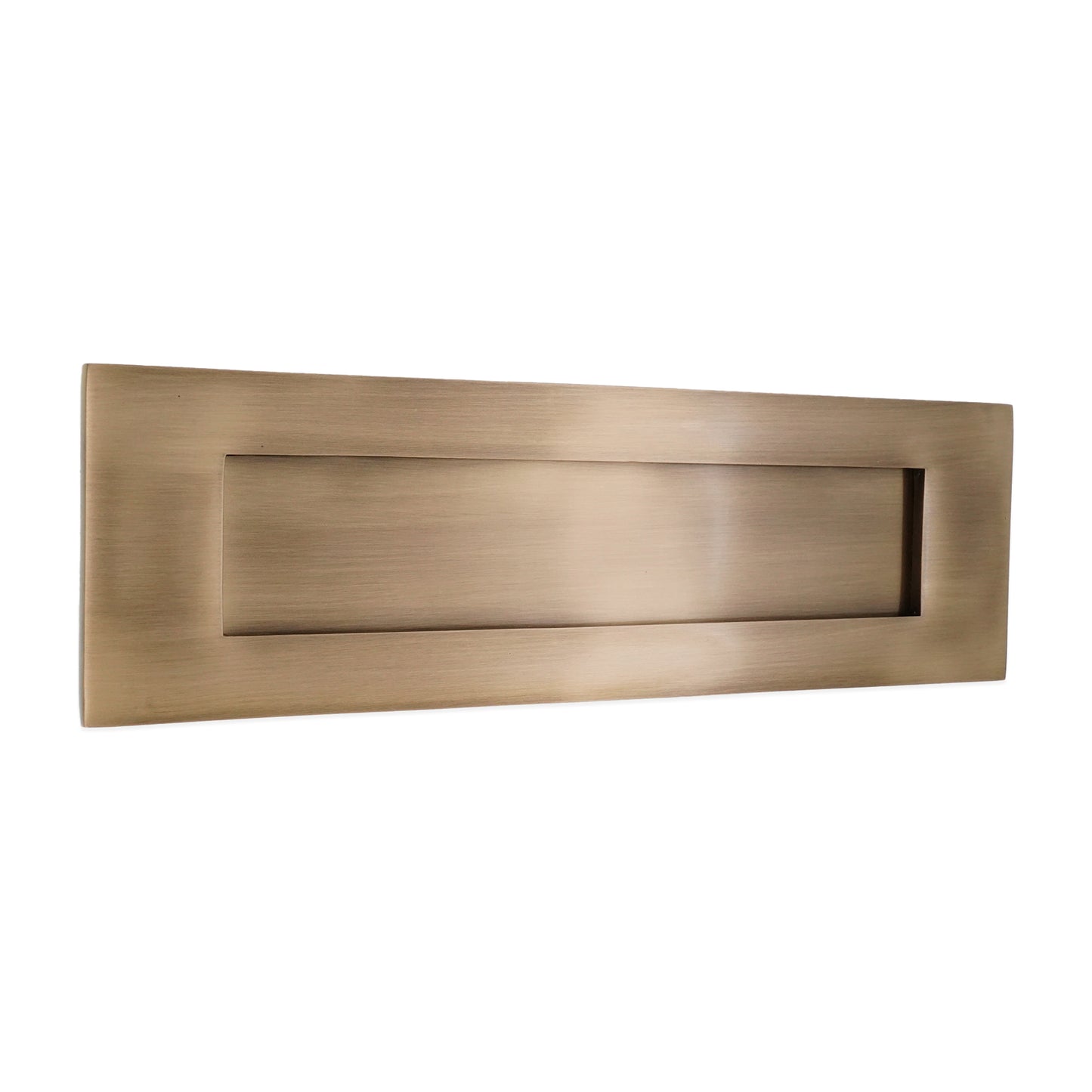 Victorian Letter Plate 250mm Antique Brass