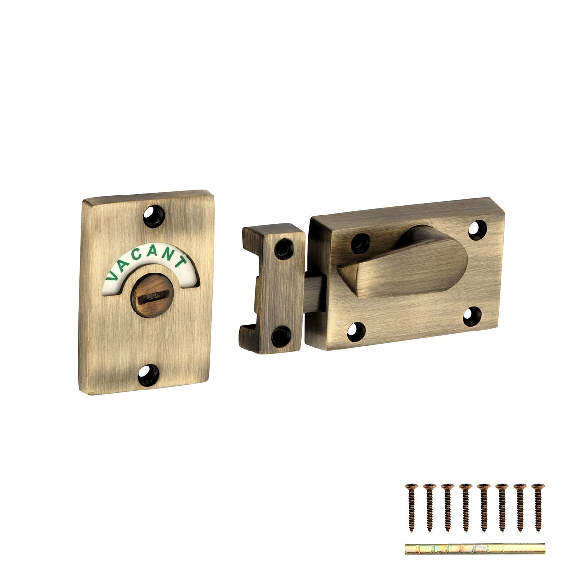 Indicator Bolt Latch Antique Brass