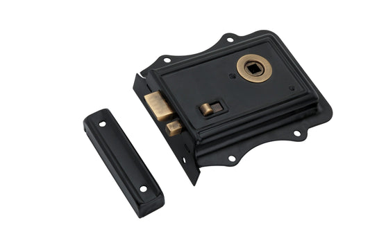 Iron Rim Lock Olde - Black/Antique